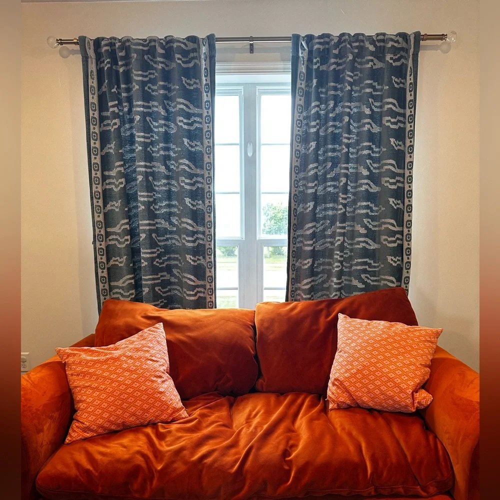 2 Anthropologie Tiber Curtain Panels 50
